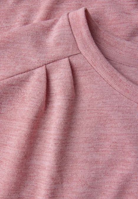 Chemise en lin blush peach