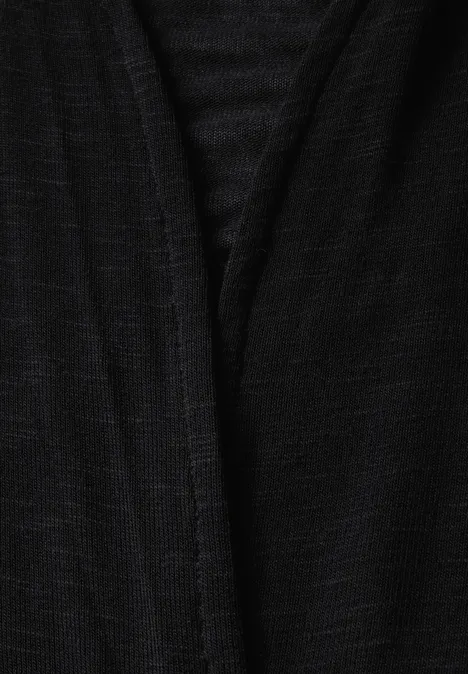 Offene Jacke Black
