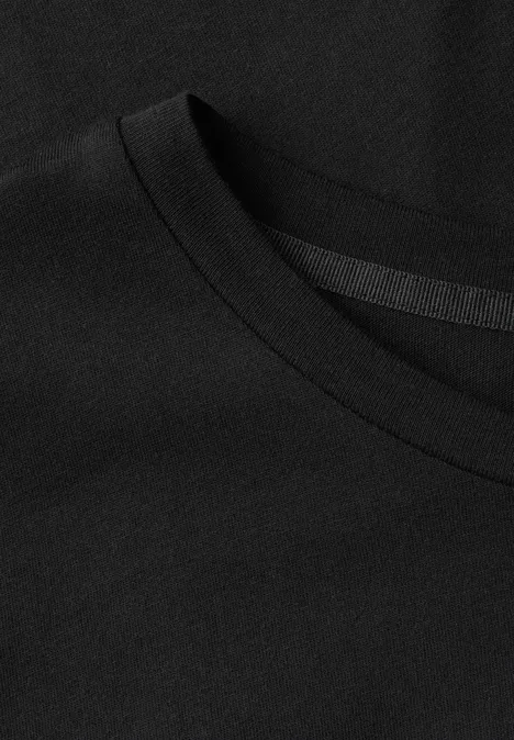 T-Shirt mit Wording Black