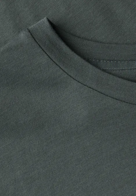T-Shirt mit Wording marshy green