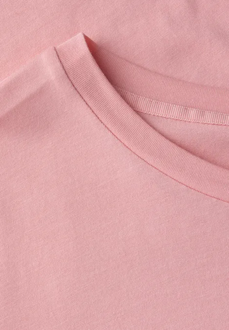 T-Shirt mit Wording blush peach
