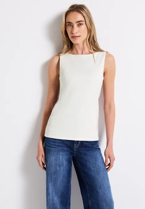 Basis top off white