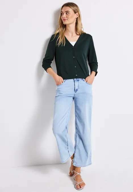 Silk-Look Jacke pine grove green