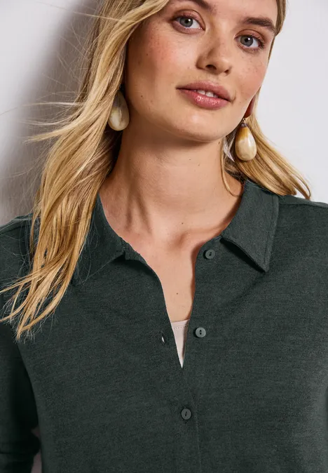 Leinen-Look Jacke pine grove green