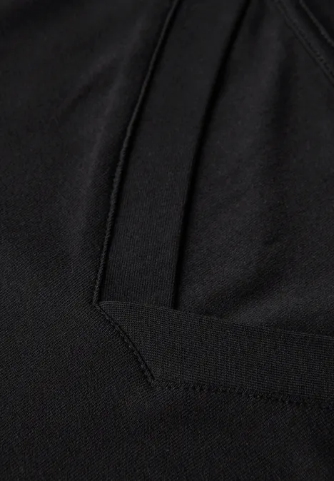 V-Neck Top Black