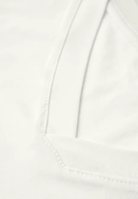 V-Neck Top off white