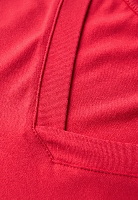 V-Neck Top glory red