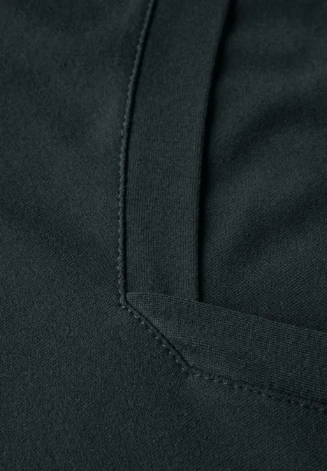 V-Neck Top pine grove green