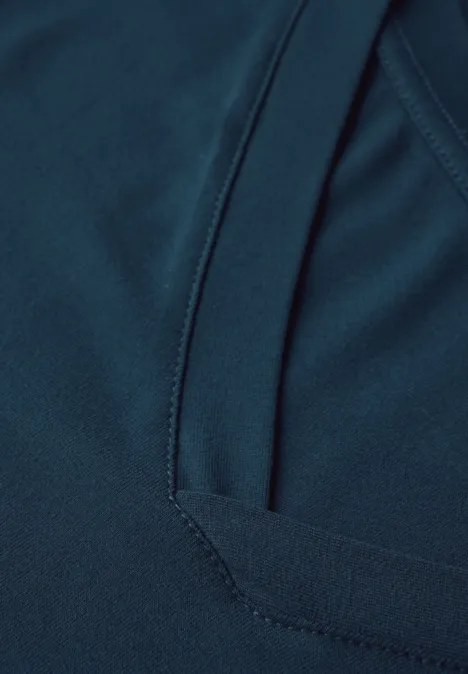 V-Neck Top tide blue