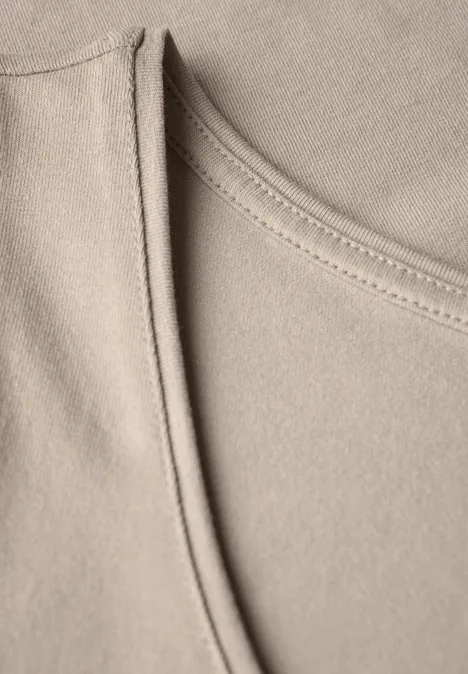 Basic Top morning beige