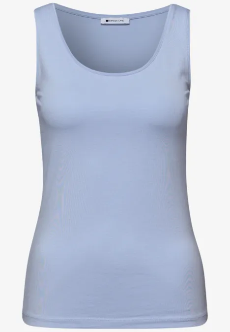 Top de base cashmere blue