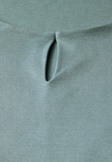 Shirt mit Cut-Out arona blue