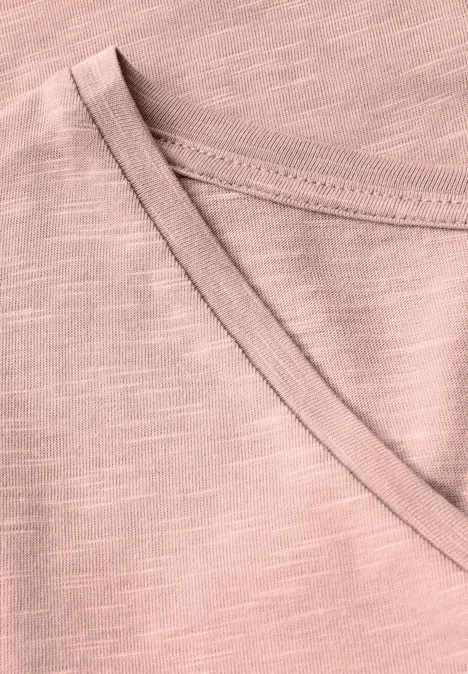 V-Neck T-Shirt faded rose