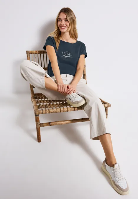 Shirt mit Wording tide blue