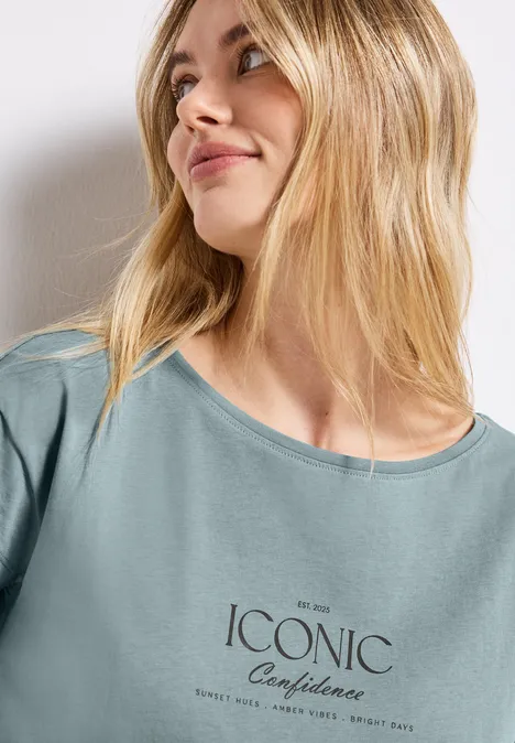 Shirt mit Wording arona blue