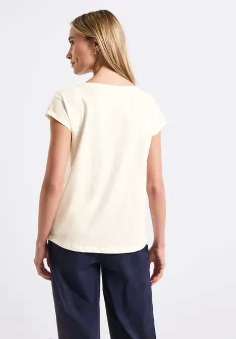T-shirt avec art du wording off white