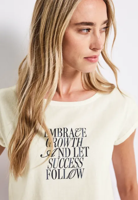 T-shirt avec art du wording off white