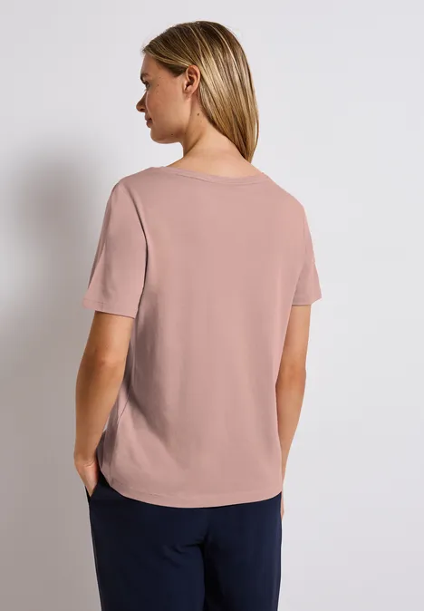 Basic T-Shirt faded rose