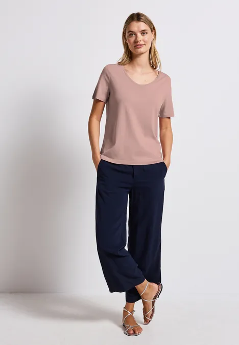 Basic T-Shirt faded rose