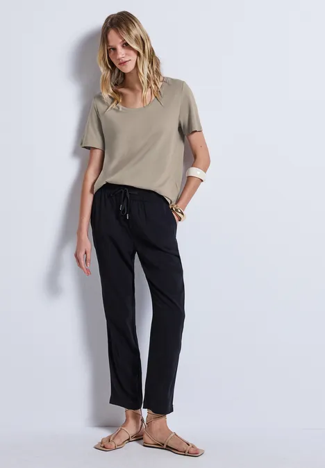 Basic T-Shirt morning beige