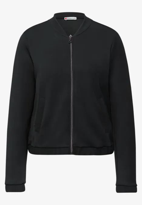 Silk-Look jasje Black