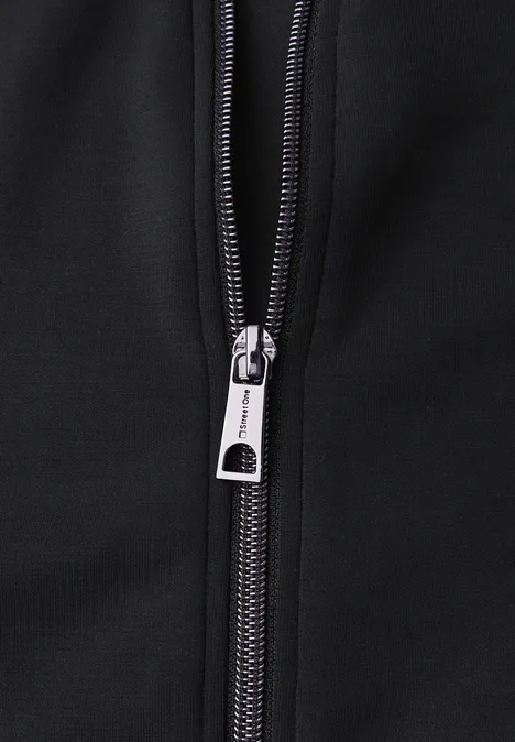 Silk-Look jasje Black