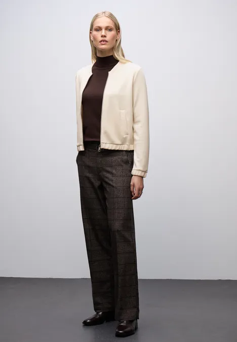 Silk-Look jasje soft beige