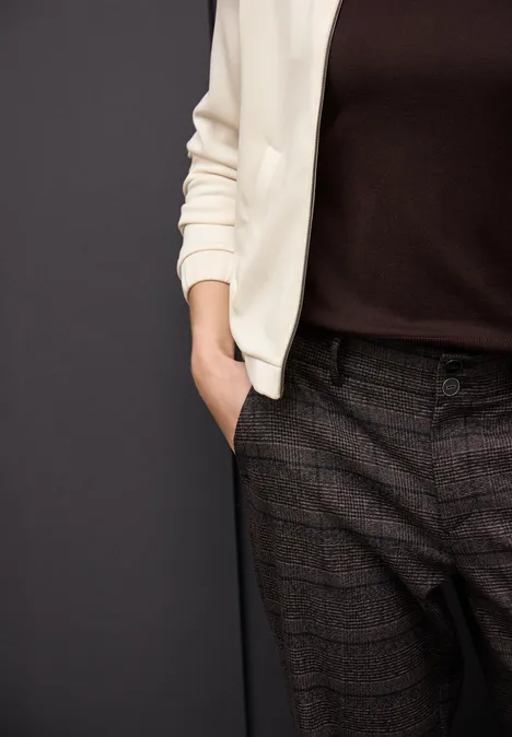 Silk-Look jasje soft beige