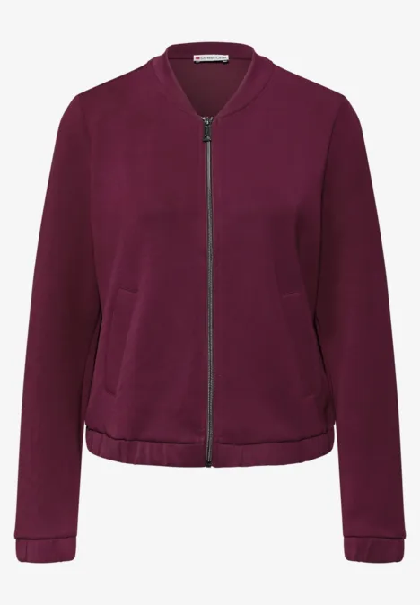 Silk-Look jasje noble red