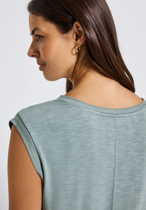 T-shirt avec décotapes arona blue
