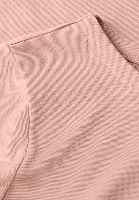 Shirt mit U-Boot-Ausschnitt faded rose