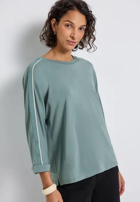 Shirt mit Gallonstreifen arona blue