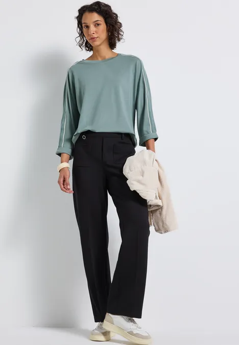 Shirt mit Galonstreifen arona blue