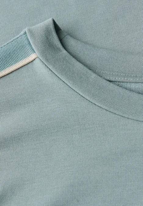 Shirt mit Gallonstreifen arona blue