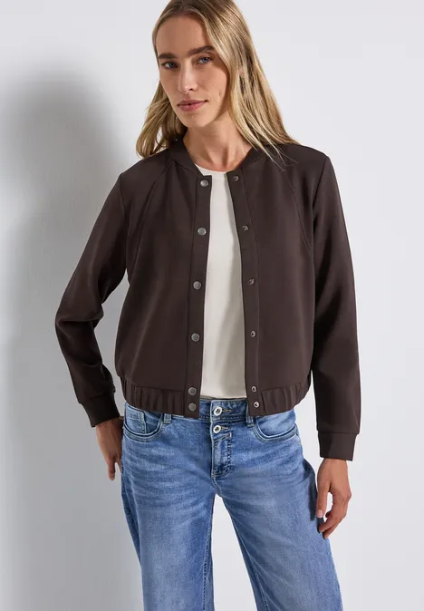 Silk-Look jasje deep roast brown