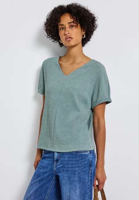 Strukturmix Shirt arona blue