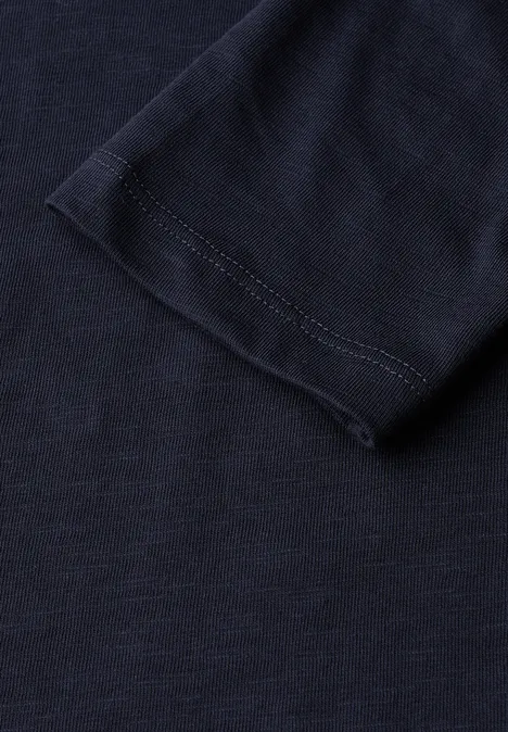 Shirt mit 3/4 Arm deep blue