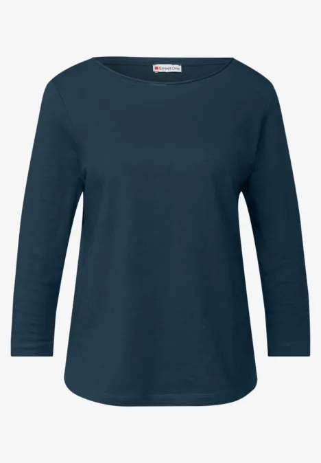 Shirt mit 3/4 Arm tide blue