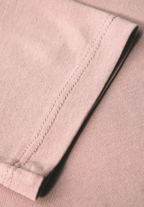 Shirt mit U-Boot-Ausschnitt faded rose