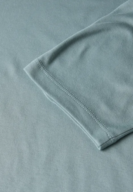 Basic Shirt mit Turtleneck arona blue
