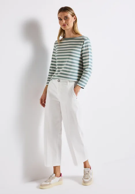 Gestreiftes U-Boot Shirt arona blue