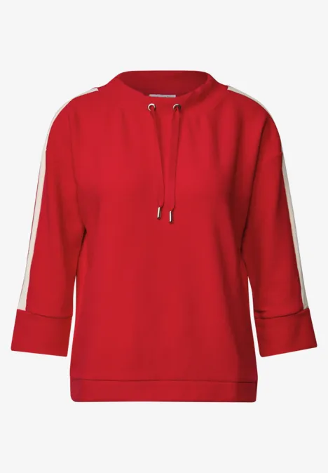 Ottoman Shirt mit Tape racing red