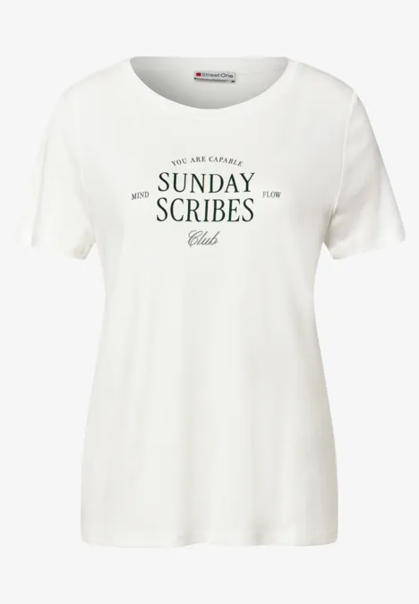 T-shirt avec wording off white