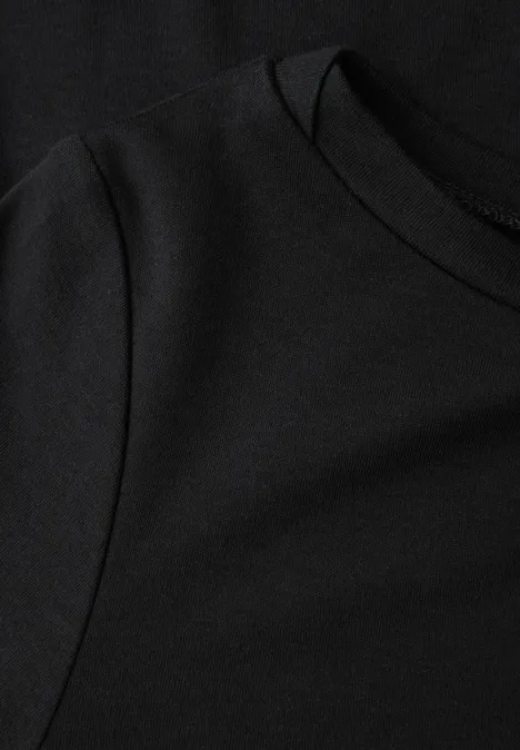 Basic Langarmshirt Black