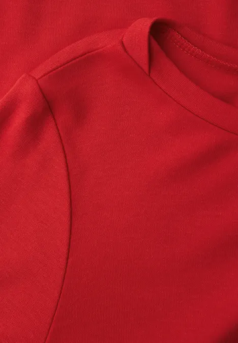 Basic Langarmshirt racing red