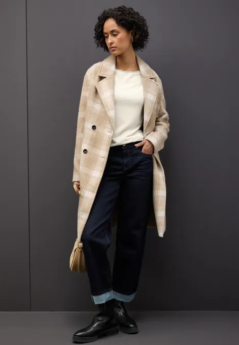 Softes Melange Shirt tusk cream mel.