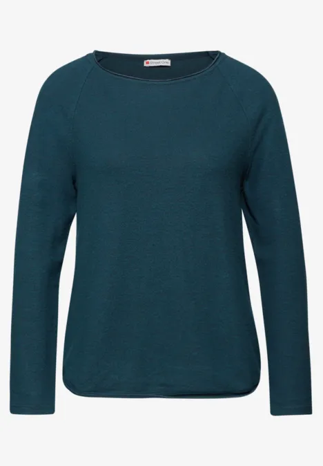 Softes Melange Shirt tide blue