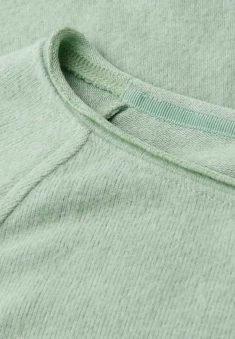 Softes Melange Shirt serene green mel.