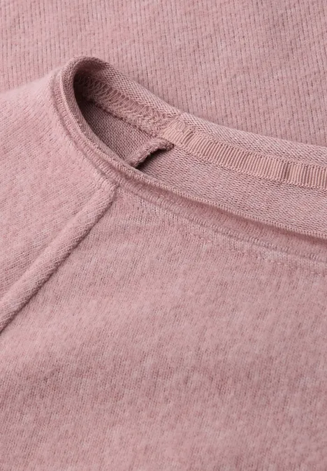 Softes Melange Shirt powder pink mel.