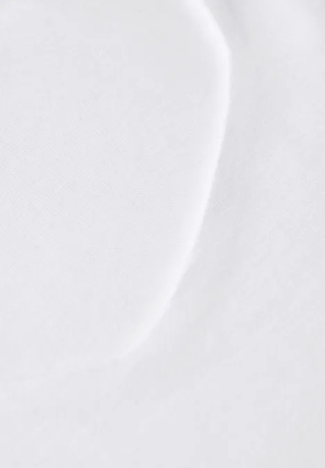 Shirt mit Carrée Ausschnitt White